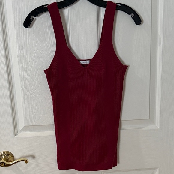Lascana Tops - Lascana Deep Red Camisole sweater rubber medium 8/10